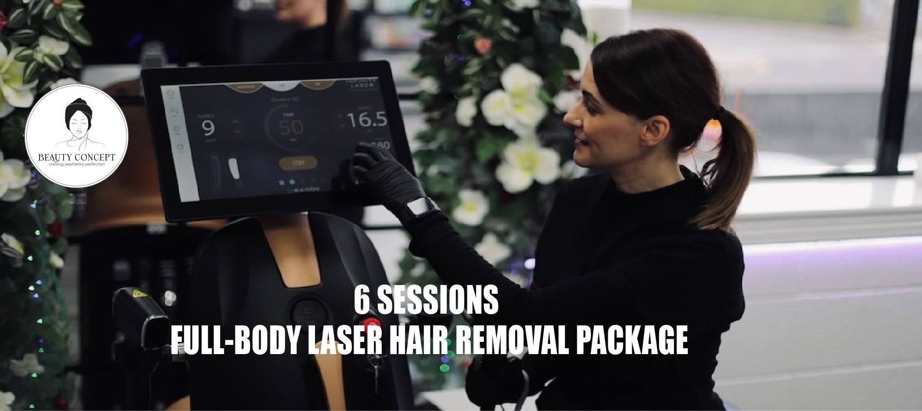 6 Session Full Body Laser Hair Removal Package